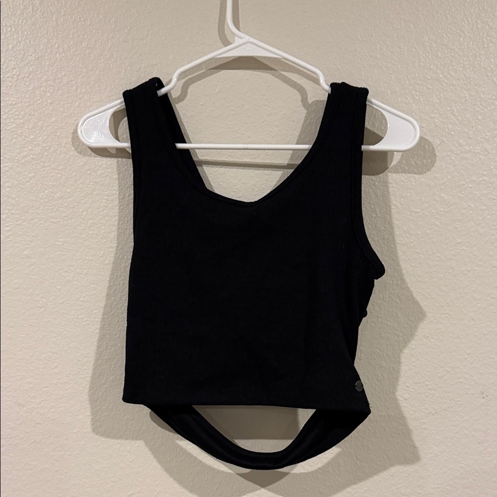 Roxy Classic Black Crop Top